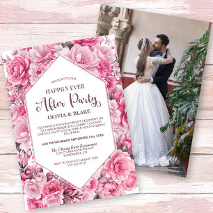 Invitation Heureusement Jamais Après La Réception De Mariage 