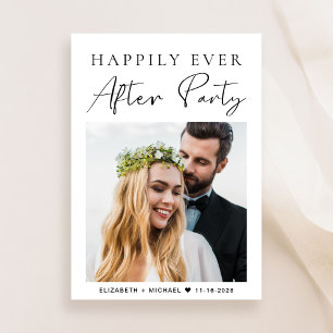 Invitation Heureusement Jamais Après La Réception De Mariage