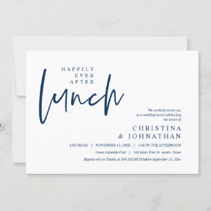 Invitation Heureusement Jamais Après Le Déjeuner Fête De Mari