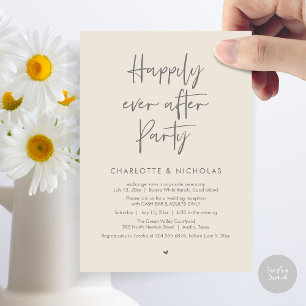 Invitation Heureusement Jamais Après Le Dîner Mariage Party C