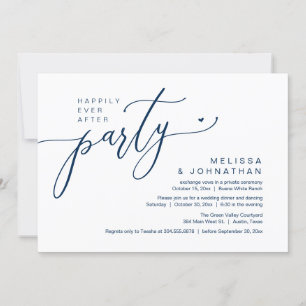 Invitation Heureusement Jamais Après Un Mariage De Fête Récep