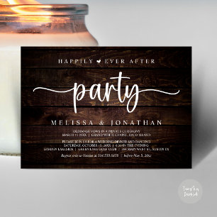 Invitation Heureusement toujours après la fête, String Lights