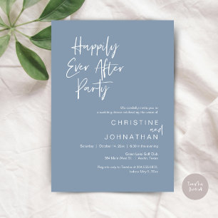 Invitation Heureux Après La Fête, Dîner Mariage Danser