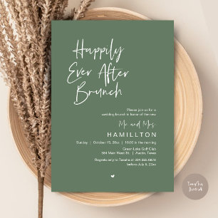 Invitation Heureux Jamais Après Brunch Le Matin Après