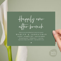 Heureux Jamais Après Brunch, Mariage Elopement