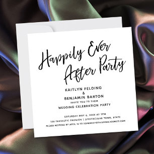 Invitation Heureux Jamais Après La Réception De Script Décont