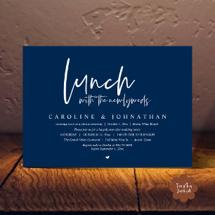 Invitation Heureux Jamais Après Le Déjeuner Avec Les Nouveaux
