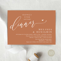 Heureux Jamais Après Le Dîner Coeur Mariage