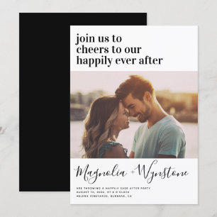 Invitation Heureux toujours après la fête