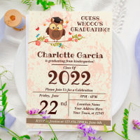 Hibou Funny maternelle Graduation