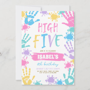 Invitation High Five Birday