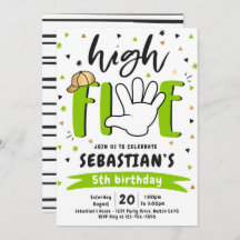 High Five Birday Hi Five 5th Birthday Party
