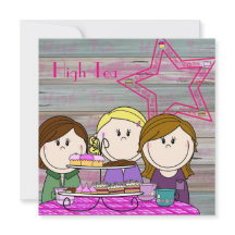 Invitation - High Tea - Party Girls