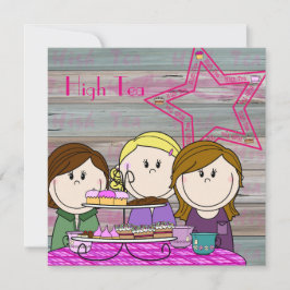 Invitation - High Tea - Party Girls