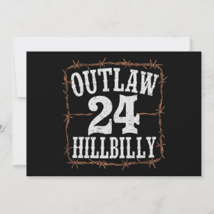 Invitation Hillbilly hors-la-loi 2024 Western Trump Vance 202