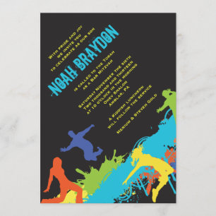 Invitation HIP HOP DANCE Bat Bar Mitzvah