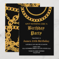 Hip hop Gangsta fête d'anniversaire
