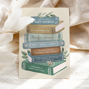 Invitation Histoire de conte de fée vintage : Baby Shower pou