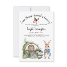 Histoire Lapin Garçon Baby Shower Forêt Terrier Ja