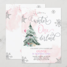 Hiver Fille Pink hiver Premier anniversaire