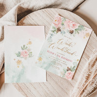 Hiver merveilleux or rose flacons de neige anniver