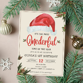 Invitation Hiver Noël impeccable Noël Père Noël Anniversaire