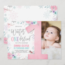 Hiver ONE derland rose argent fleuri 1er anniversa