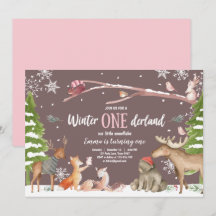 Hiver ONE derland Woodland Rose Anniversaire