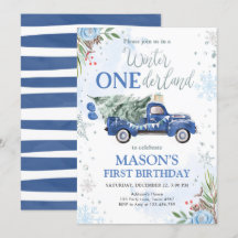 Hiver Onederland Blue Truck Premier anniversaire