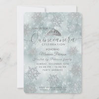Hivernal merveilleux bleu poussiéreux tiara Quince