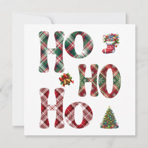 Invitation Ho Ho Ho Joué Noël
