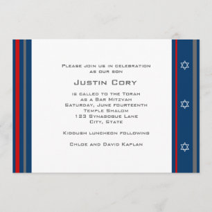 Invitation Hockey de capitaux d'invitation de Mitzvah de