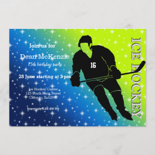 Invitation Hockey sur glace