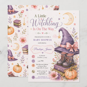 Invitation Hocus Pocus Bébé Focus Halloween Baby Shower