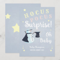 Hocus Pocus Surprise Bébé Hiver Grossesse des neig