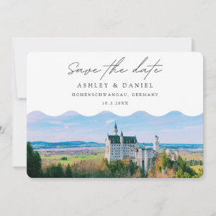 Invitation Hohenschwangau Mariage Destination Enregistrer la