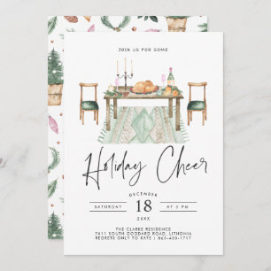 Invitation Holiday Cheer  Soirée de Noël