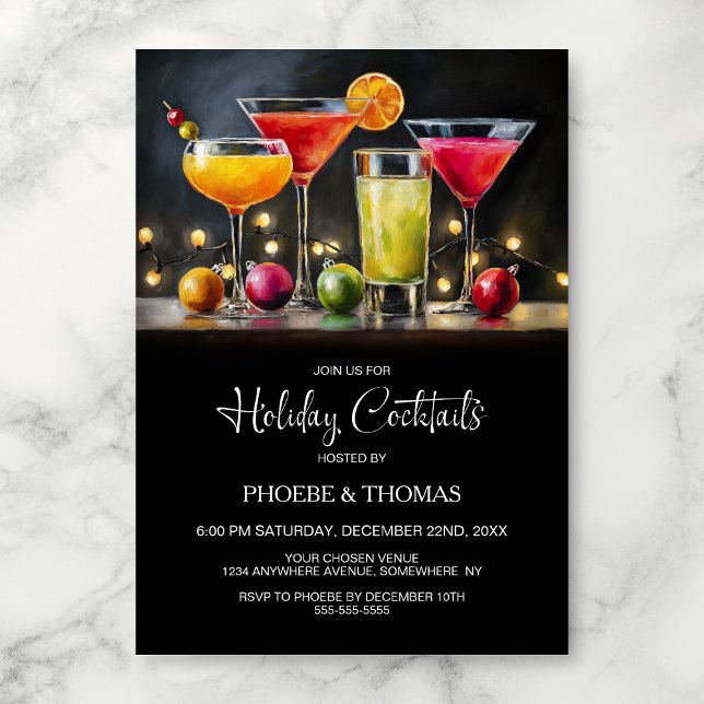 Invitation Holiday Cocktail Party (Créateur téléchargé)