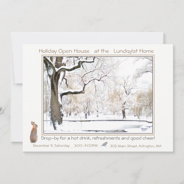 Invitation Holiday Open House : invitation/carte (Devant)