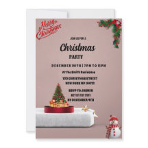 Holly et Pine sur la fête de Noël beige