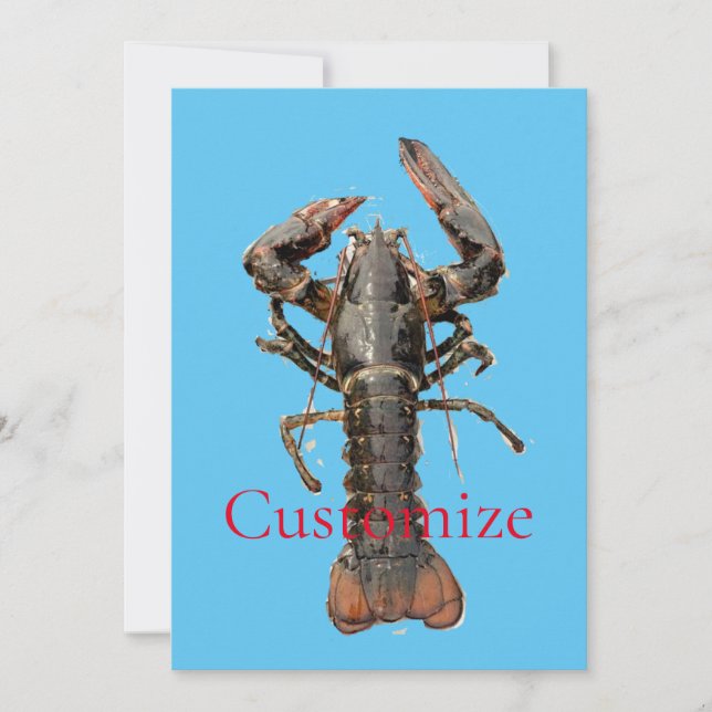 Invitation Homard frais du Maine Thunder_Cove (Devant)