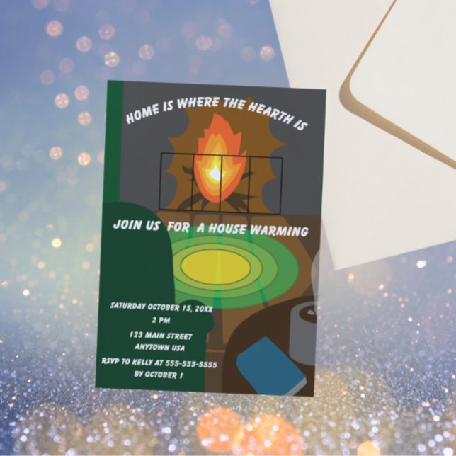 Invitation Home is where the hearth is (Créateur téléchargé)