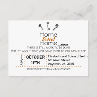 Invitation Home Sweet Home