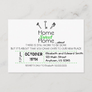Invitation Home Sweet Home