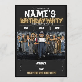 Invitation Homies Birthday Invitation, 90s nostalgia