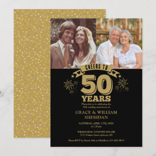 Invitation Hommage Au 50ème Anniversaire Mariage 2 Photo