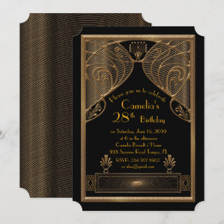 Invitation Homme de femme d'invitation de fête