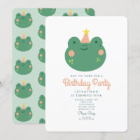 Hop on over Frog fête d'anniversaire