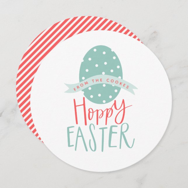 INVITATION HOPPY EASTER (Devant / Derrière)