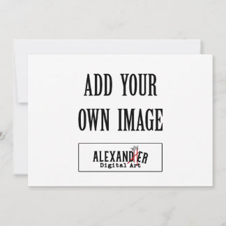 Invitation horizontale à plat de 5 po sur 7 po A7